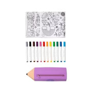 Washable Reusable Colouring-In Solo Mat Kit | Once Upon A Time