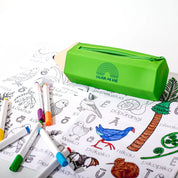 Washable Reusable Colouring-In Solo Mat Kit | Friends Of The Forest
