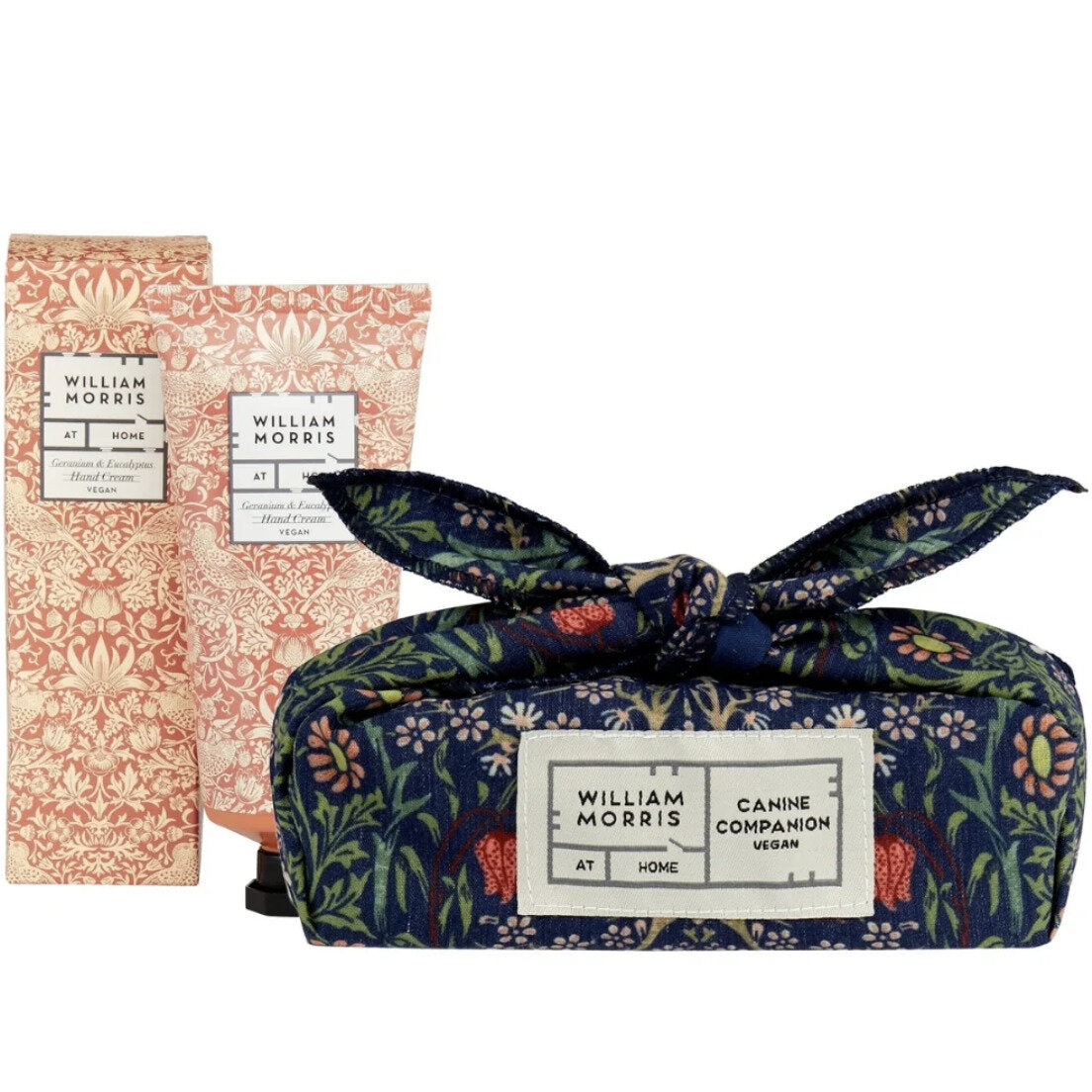 William Morris At Home Canine Companion | Dog Bandana & Hand Cream Wrapped Gift
