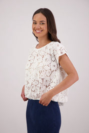 Briarwood Scarlett Top | White