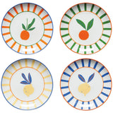 Danica Citrus Burst Appetizer Plates | Set of 4 Assorted