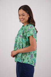 Briarwood Pia Top |  Green Floral