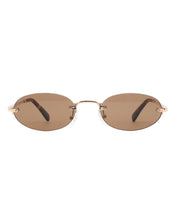 Reality Paradiso Sunglasses | Gold Brown