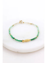 Zafino Emma Bracelet | Olive & Gold