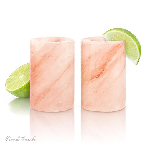 Viski Summit Himalayan Salt Shot Glasses Set/2