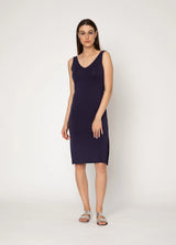 Two By Two Rayon Slip - Navy