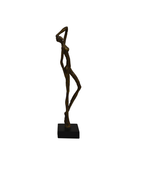Standing Model Posing Hand Up | Gold