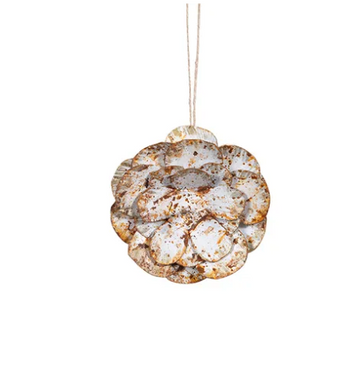 French Country Rust Fleur Hanging Decoration