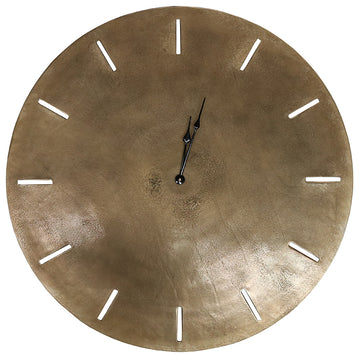 Le Forge Songo Clock Brass 58cm