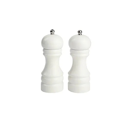 T&G White Wooden Pepper Mill