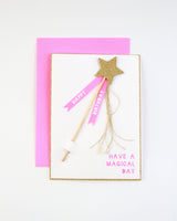 Meri Meri Magical Wand Birthday Card