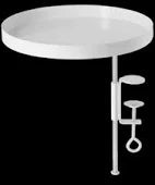 Window Sill Clamp Tray - Large - White