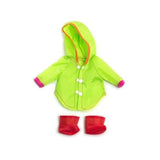 Miniland Raincoat and Wellingtons - Green/Red