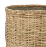 Hawthorne Thatch Drum Planter - Large