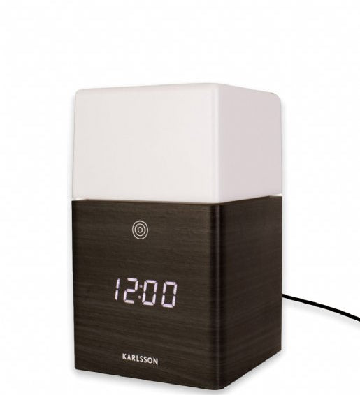 Karlsson Digital Clock Frosted Light - Black