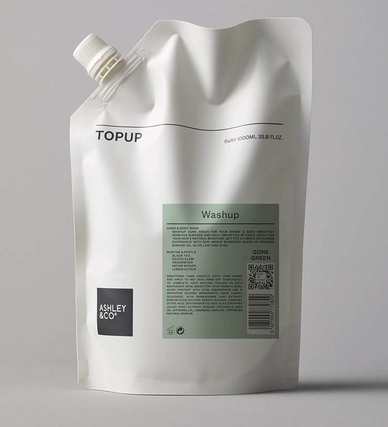 ASHLEY&CO Gone Green Washup Top Up Mortar & Pestle