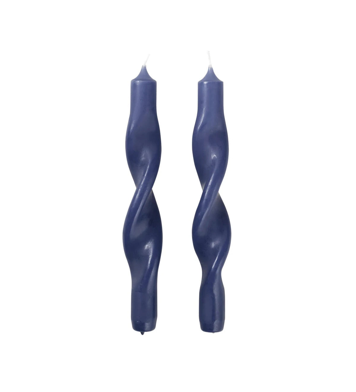 Broste Candle Twist - Baja Blue