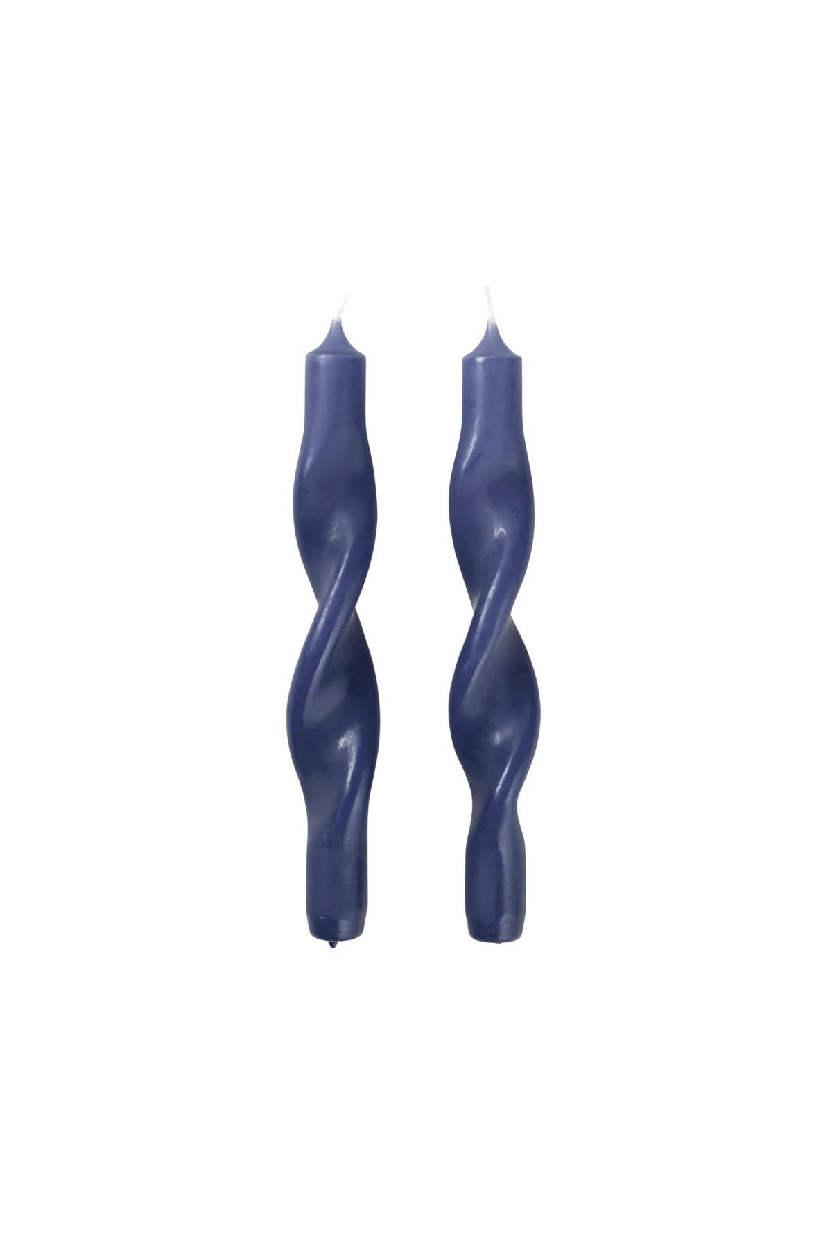 Broste Candle Twist - Baja Blue