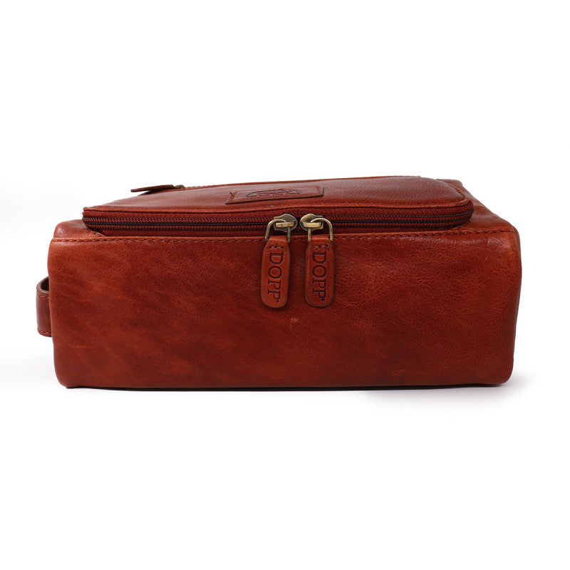 Baron & Buxton Leathergoods Zip Hanging Toilet Kit