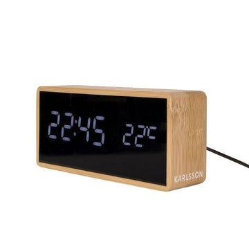 Karlsson Alarm Clock - Tube Bamboo