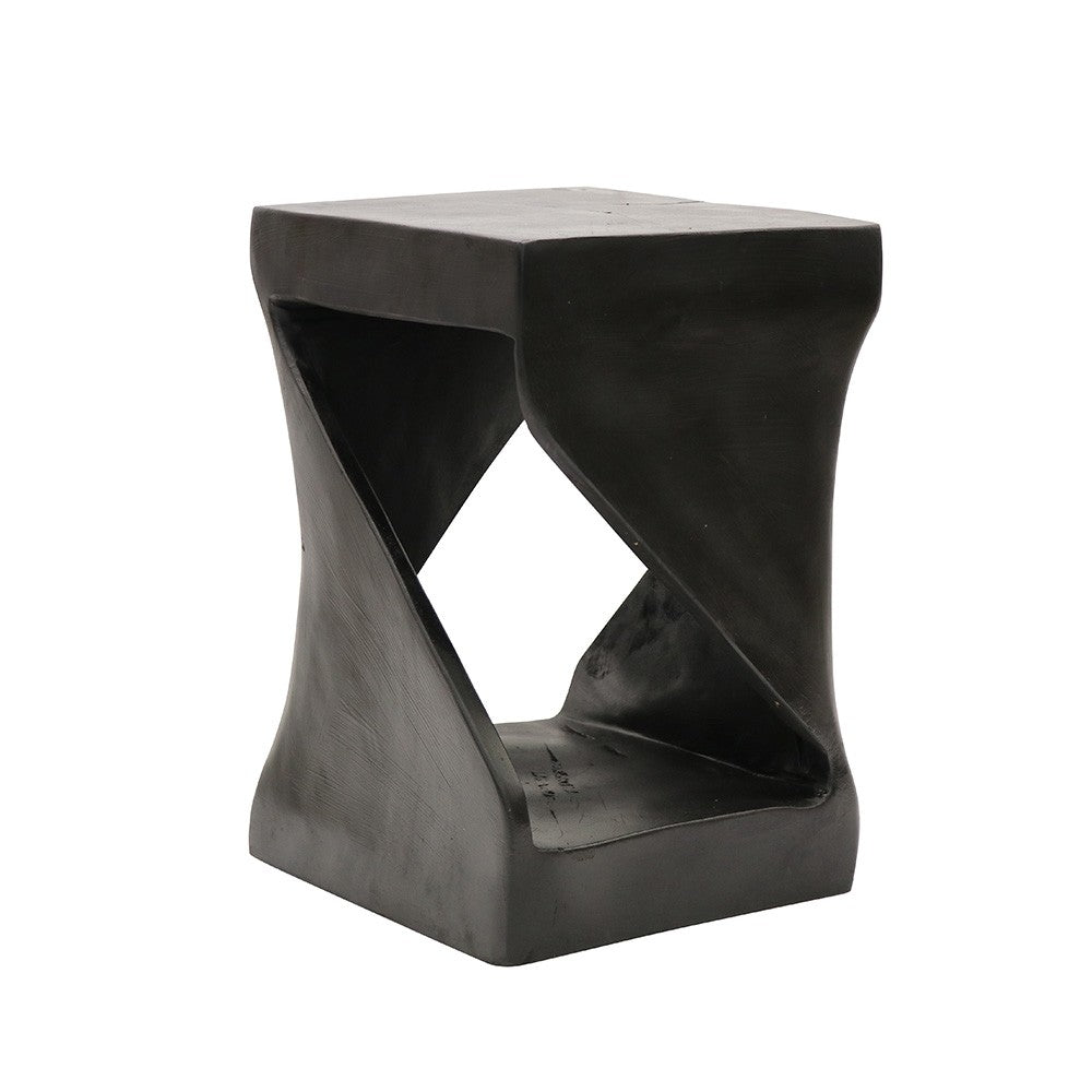Hawthorne Ulir Twist Side Table 30cm x 45cm - Black