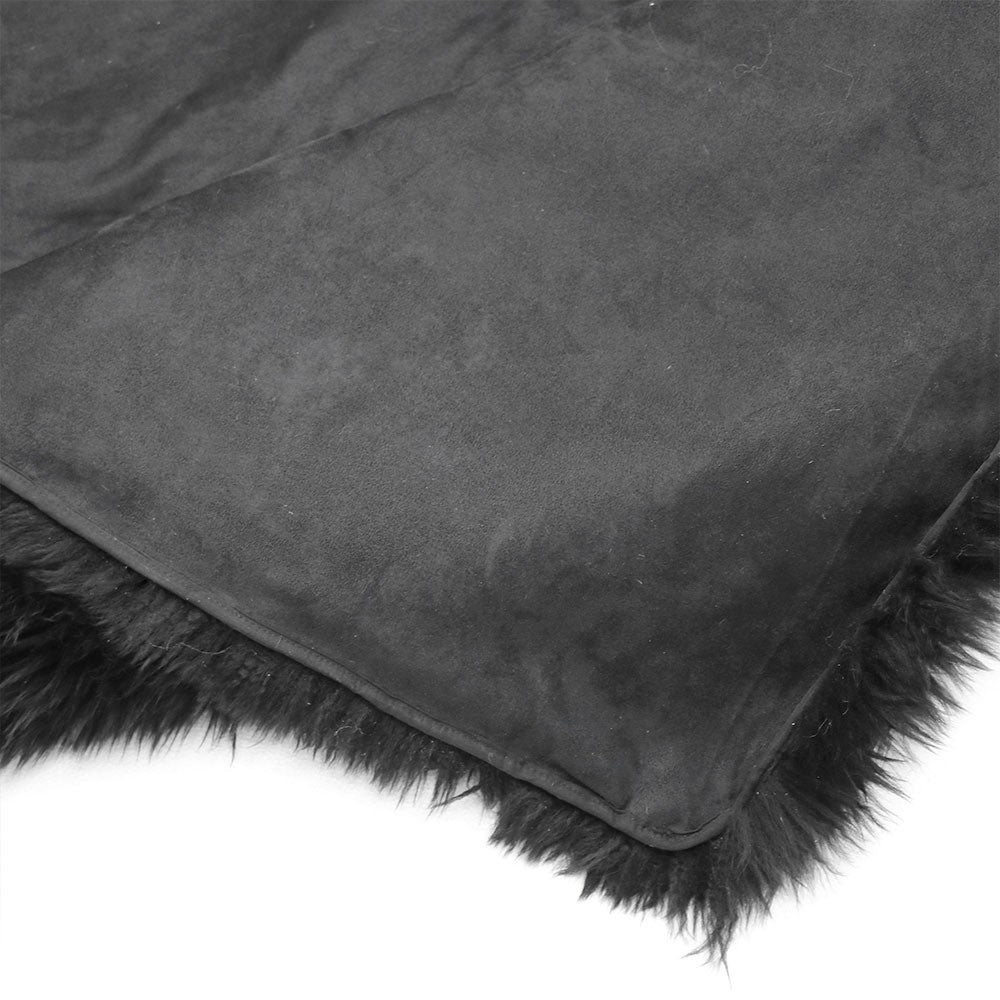 Hawthorne Sheepskin Floor Rug Rectangle 240cm x 170cm - Black