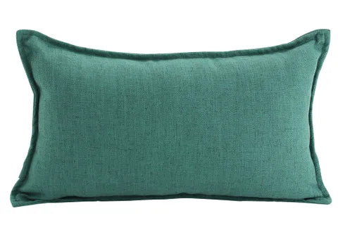 Capulet Linen Cushion 30cm x 50cm - Green 