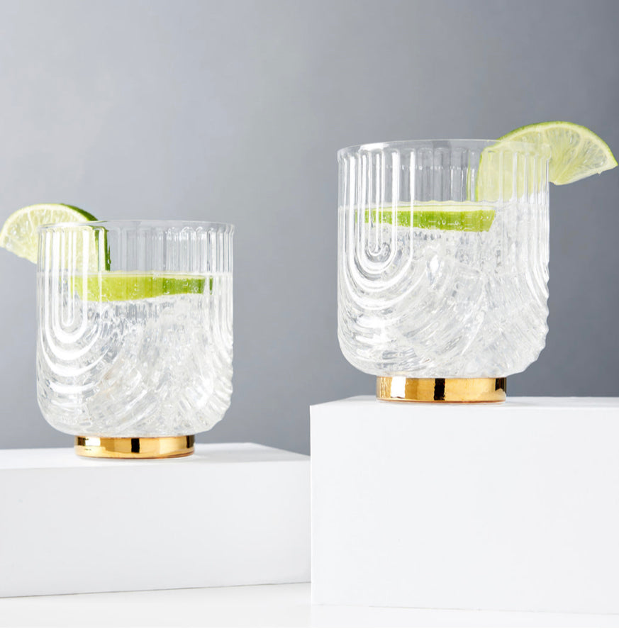 Viski - Belmont  Gatsby Glass Tumblers