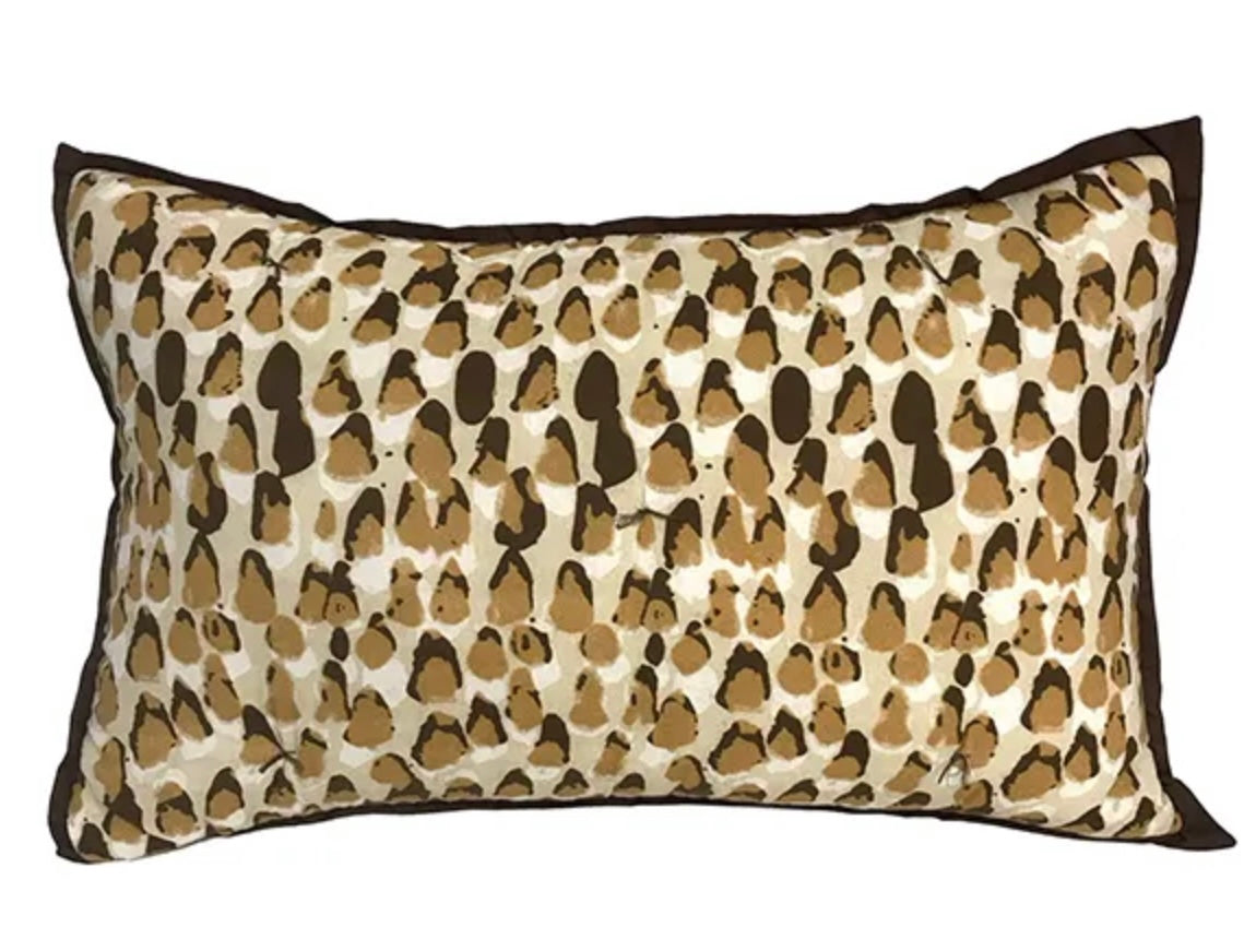 French Country Pebble Cushion - Saffron