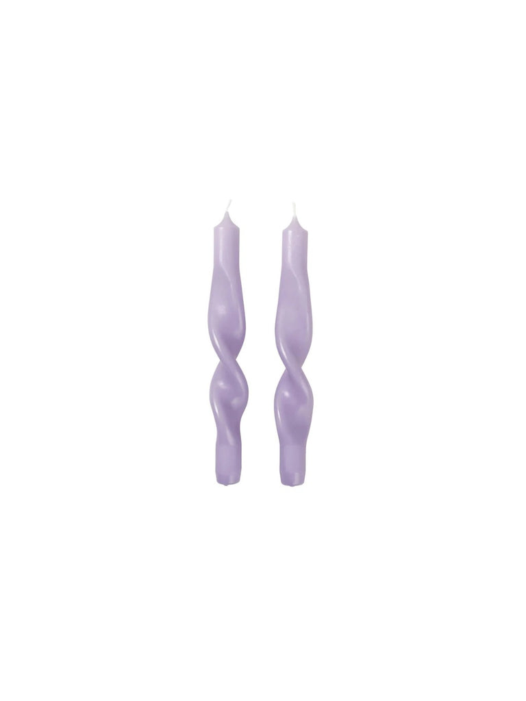 Broste Candle Twist - Orchid Light Purple