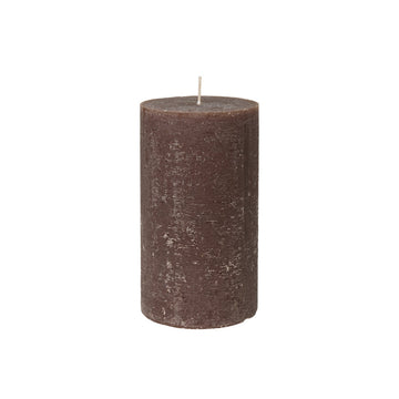Broste Candle Pillar H180 - Dark Brown