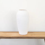 Capulet Adesso White Terracotta Vase | Large