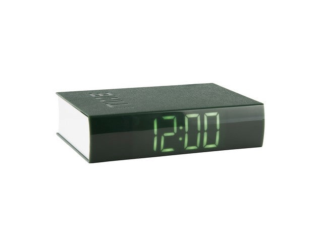 Karlsson Alarm Clock LED Book | Green