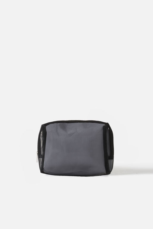 Citta Mesh Wash Bag - Black large