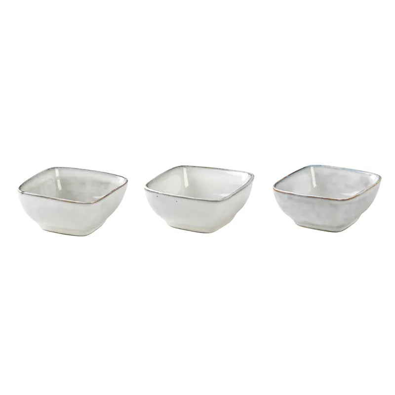 Broste Nordic Sand Square Bowl