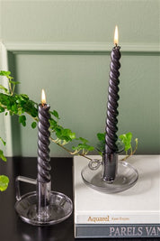 Candle Holder Modern Light Black