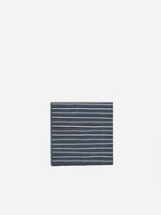 Citta Stripe Dinner Napkin  Navy | White