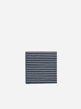 Citta Stripe Dinner Napkin  Navy | White