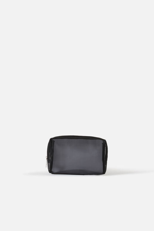 Citta Mesh Wash Bag - Black Small