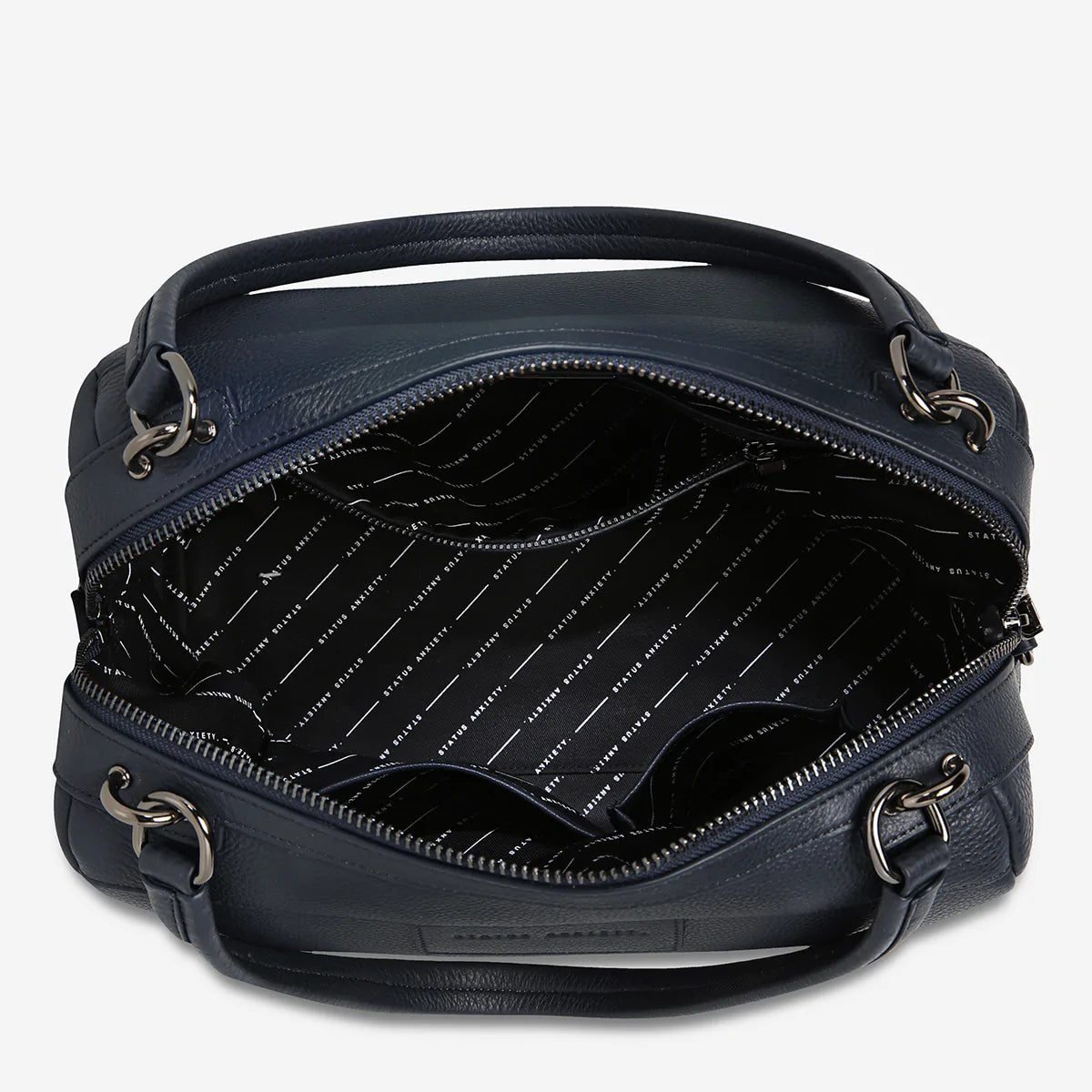 Status Anxiety Don't Ask Bag - Navy Blue