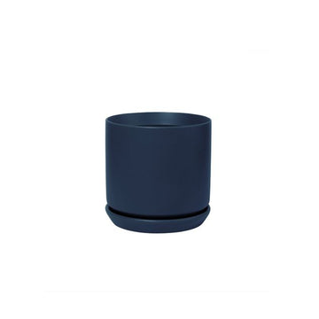 Stoneleigh & Roberson Adelle Straight Ceramic Planter 13.5cm - Blue